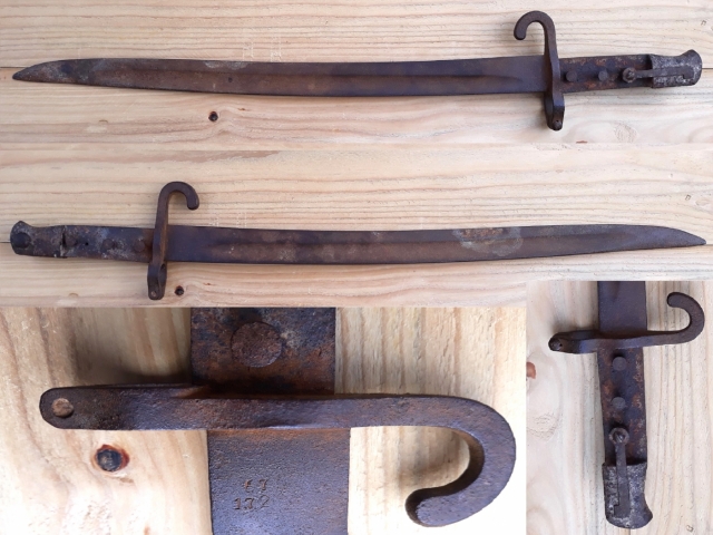 Werndl M 1867/73 bajonett - rosszvasak közül